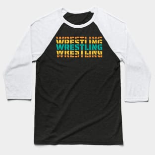 3d wrestling lettering -  wrestling quote Baseball T-Shirt